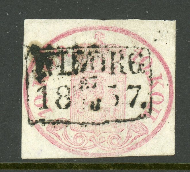 FINLAND F2 Wiborg 7.6.57, praktstämplat ex.