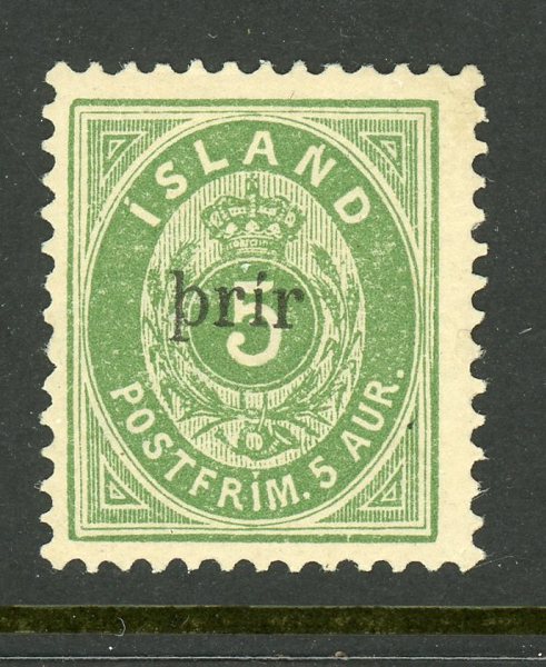 ISLAND F37x vackert ex sign KPK.