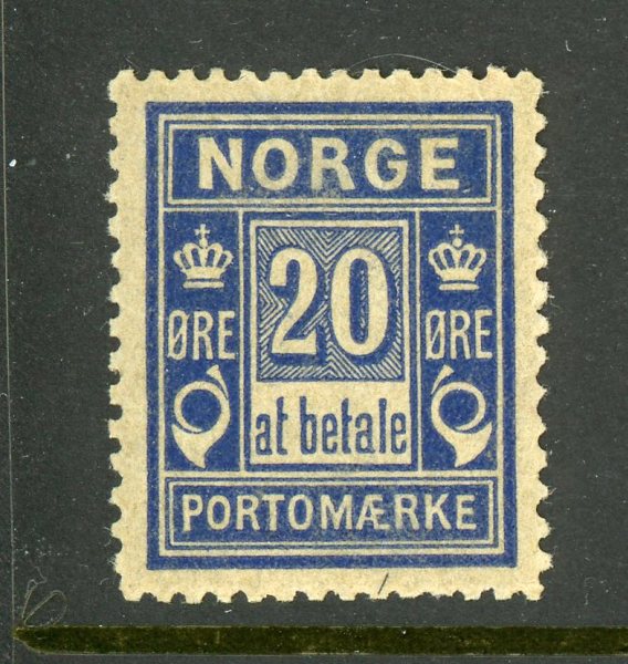 NORGE Lösen 11 xx lyxexemplar, mycket ovanligt.