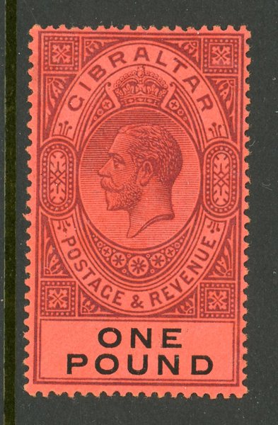 GIBRALTAR Mi 74 xx prakt-exemplar.
