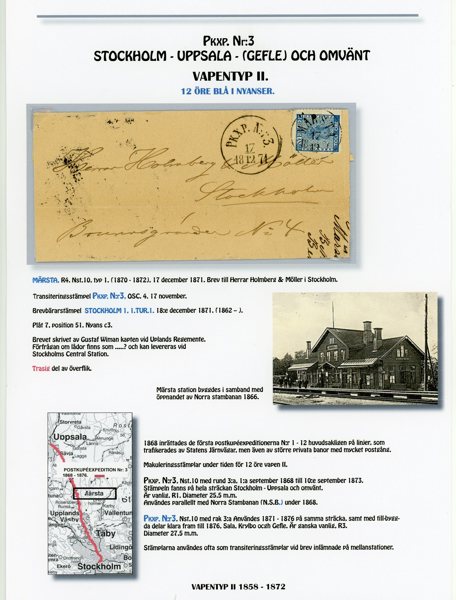 F9 på brev, Märsta 17.12.71, vackert monterat.