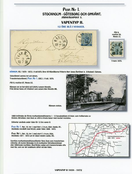 F9 på prakt-brev, Rånnum 9.7.70, vackert monterat.