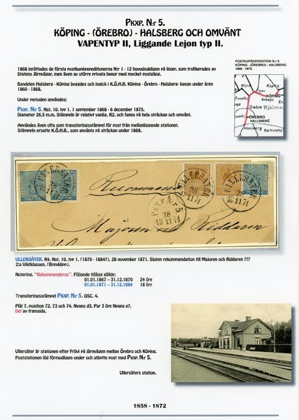 F9 (3ex), 14B (2ex) på brevdel, Ullersäter 28.11.71.