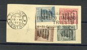 ITALIEN: Filateli-Kongressen 1922 kpl serie på klipp, Trieste 10.VI.22