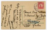 F82 på brev till SENEGAL, Göteborg 1916. Transit Paris 3.5.16.