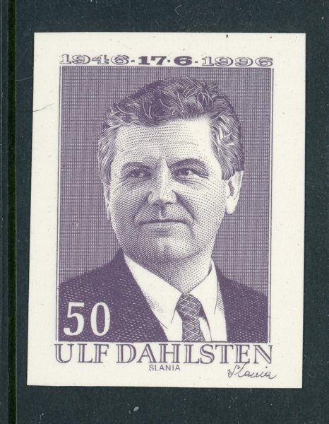 SLANIA: gravyr Ulf Dahlsten, mörklila färg.