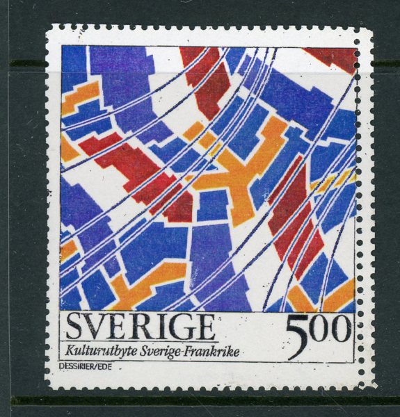 SLANIA: Sverige 5kr Kultur-utbyte, provtryck tandat av Slania.