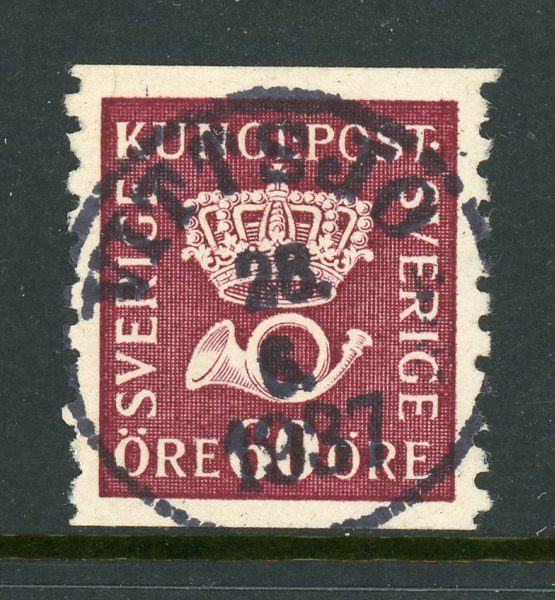 F163 Vittsjö 28.6.37, underbart ex på vitt papper.