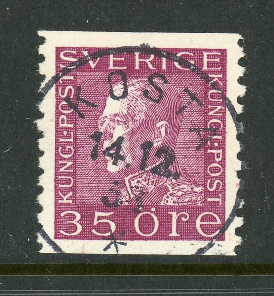 F187 Kosta 14.12.37, pr-lyx på vitt papper.