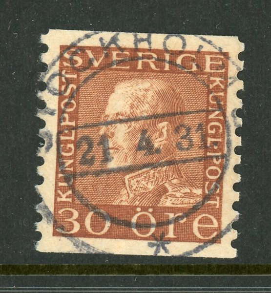 F186 Stockholm 21.4.31, lyx på tonat papper.