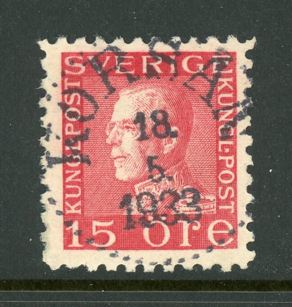 F177C Korsån 18.5.33, lyx-stämplat ex på tonat papper.