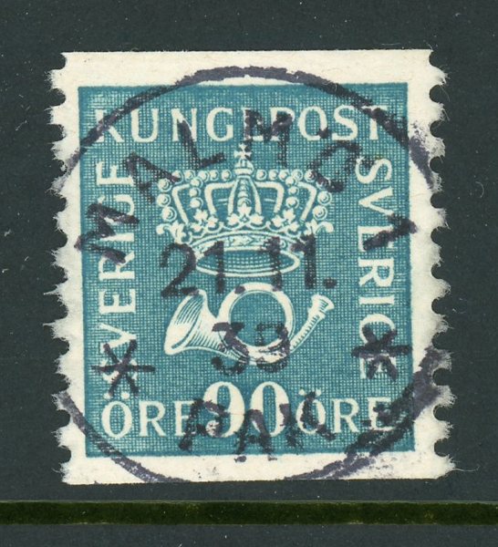 F167 Malmö 21.11.39, lyx på vitt papper.