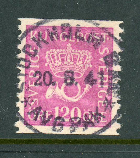 F172 Stockholm BAN 20.8.41, lyx på tonat papper.