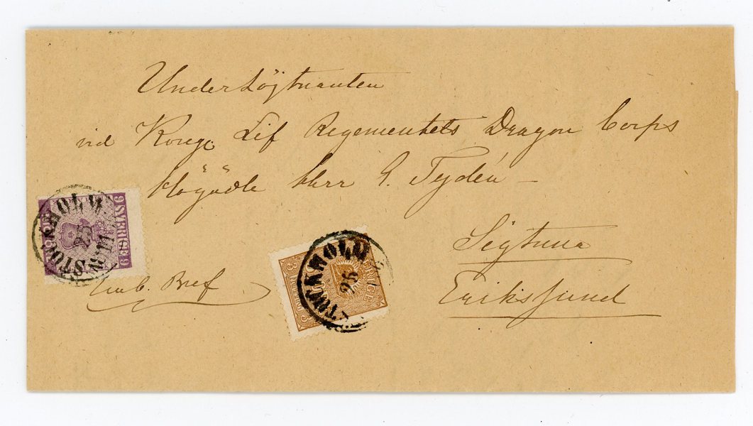 F8 och 14B på vackert Emb.Bref, Stockholm 25.11.66, till Sigtuna. F7.500kr.