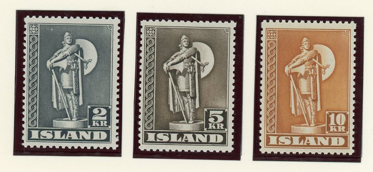 ISLAND F 263-264 och 280 xx fina ex.