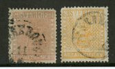 F5d Götheborg 11.8.57, defekt ex med attest HOW 1.3.2 samt defekt 8-skilling.