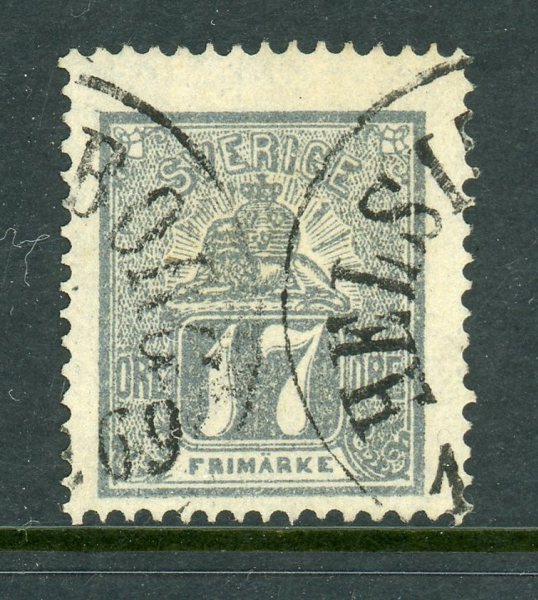 F15c Helsingborg 1869, stämplat felfritt ex.