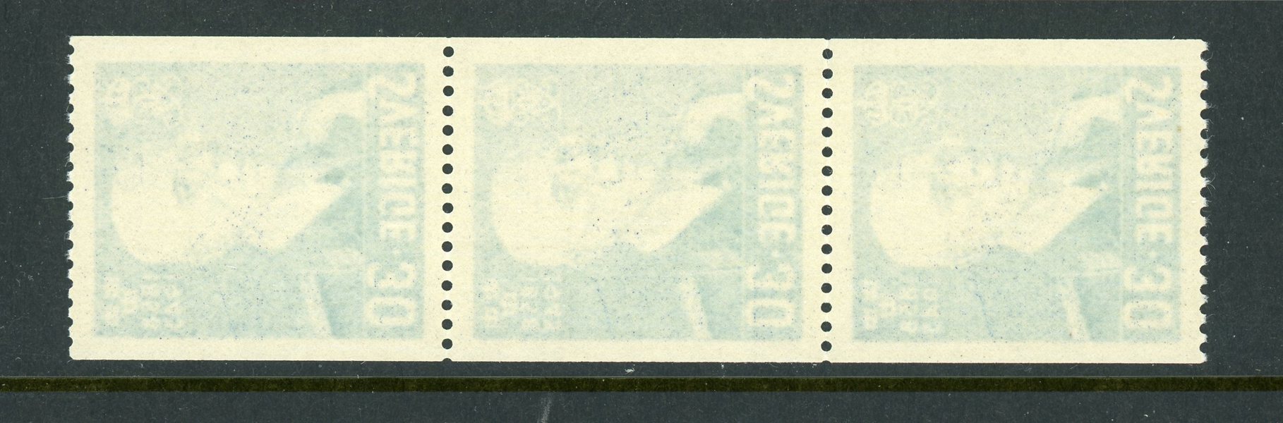 F345 xx tre-strip med spegel-tryck.