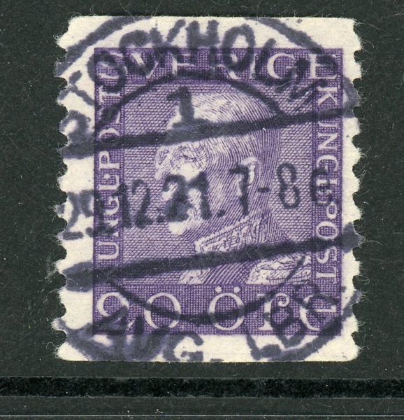 F179A Stockholm 29.12.21, lyxstämpel på B-papper.
