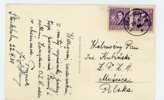 F320BC SINGLE på vykort till Polen, Stockholm 22.6.39, ovanligt prakt-objekt.