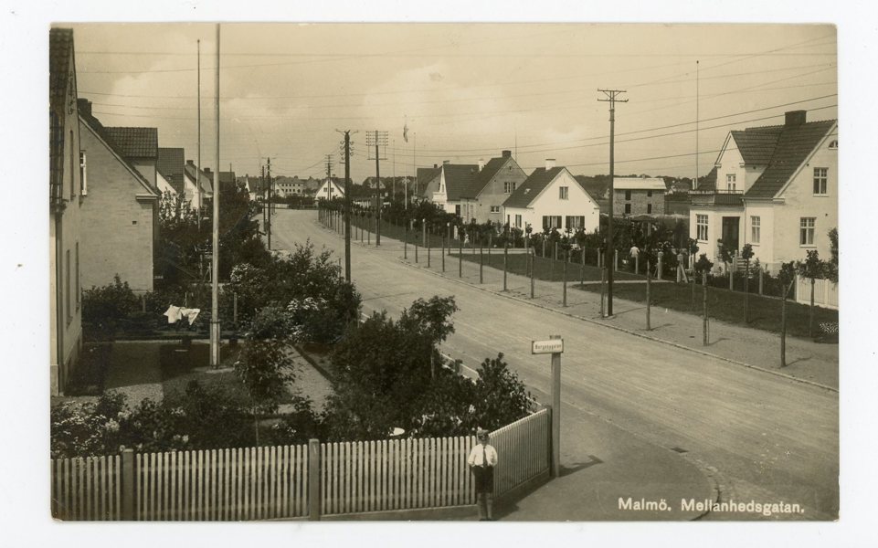 VYKORT Malmö Mellanhedsgatan pl-28, ovanligt