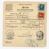 F55 och 56 på Avis om en Telegram-postanvisning MED Telegrammet.