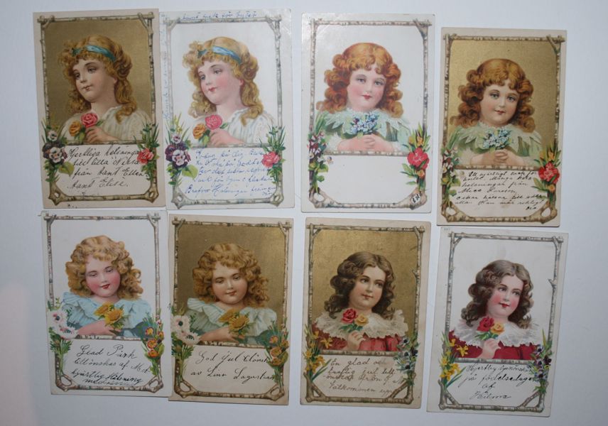 VYKORT: ca 180st icke-topo vykort, bla flera ur samma "Serie".