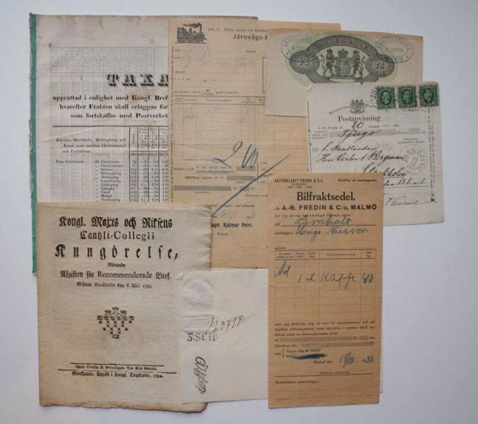 Charta Sigillata, Posthistoria mm mm: ca 150 objekt.