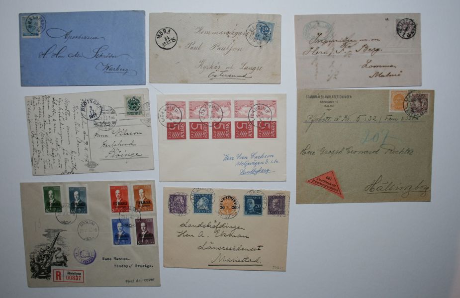 Över 150 försändelser Vapen - ca 1980, uteslutande svenska.