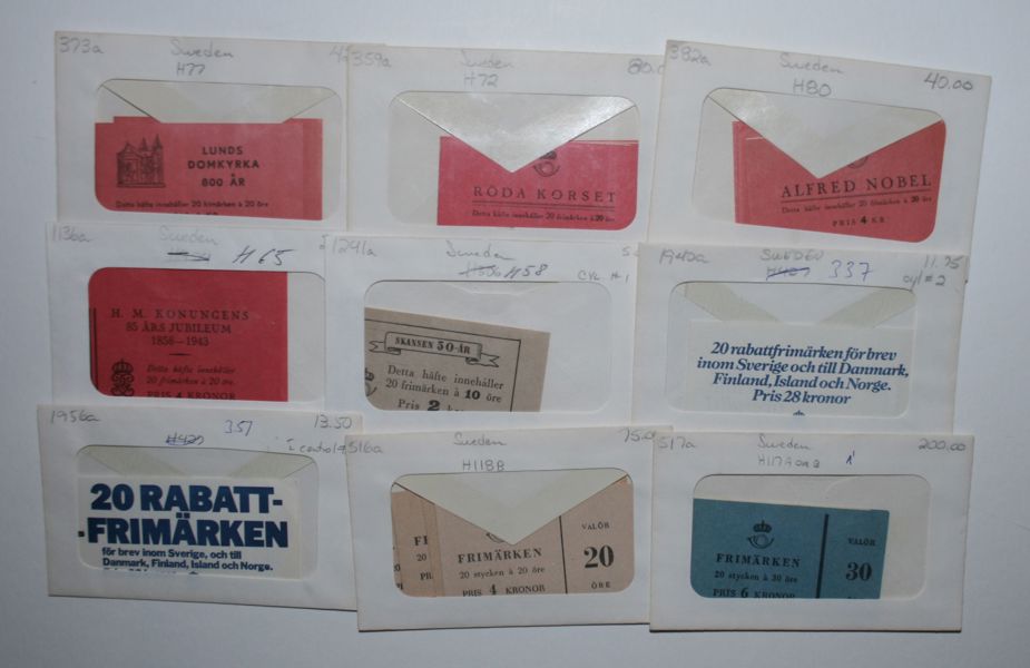 xx Häften: två långa arkivlådor 1910-1990tal inkl HA.