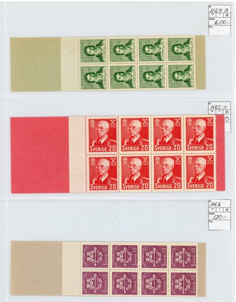 xx samling Häften H9-591 i sex album.