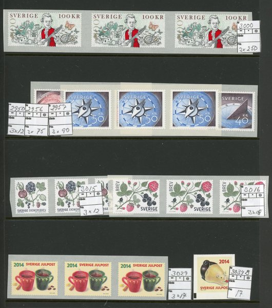 xx Dubblett-samling 1940-2000tal i pärm.