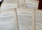 27st olika "Cirkulär till samtlige Post-förvaltare i Riket" 1861.