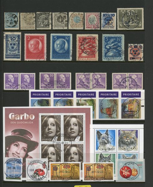 Stämplad samling 1855-2018.