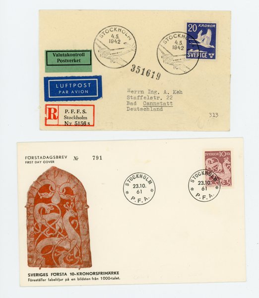 xx samling Häften och FDC.