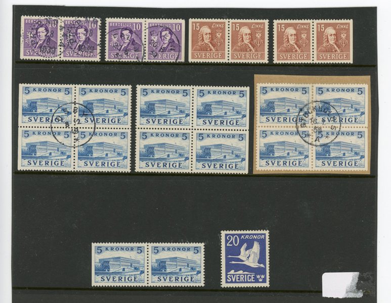 Omfattande xx/o samling 1938 - 1947 i sju album.