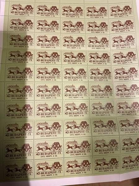 Frimärks-utställningar: ca 125st Brev/Märke och helark.