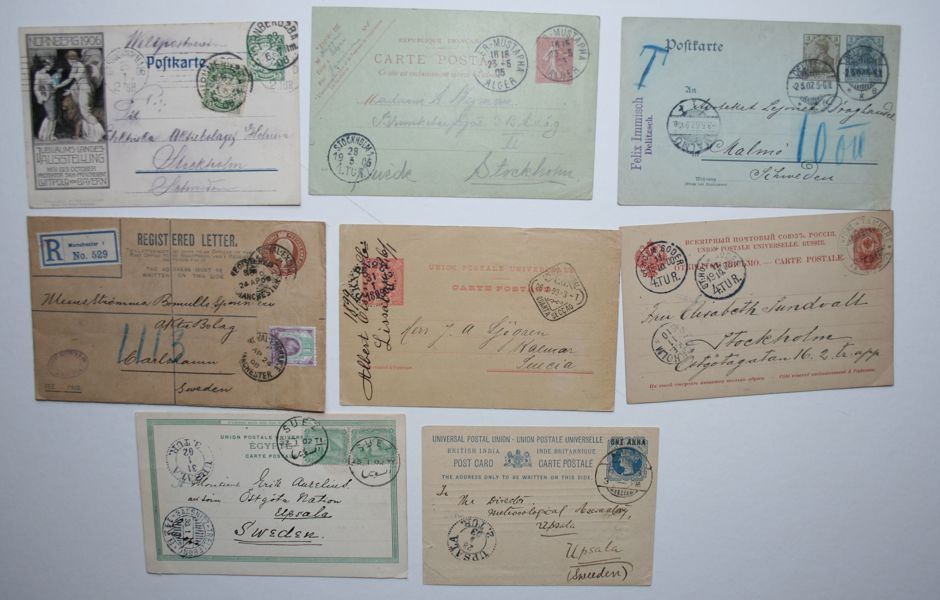 HELA VÄRLDEN: 115st Helsaker till Sverige ca 1880-1910..