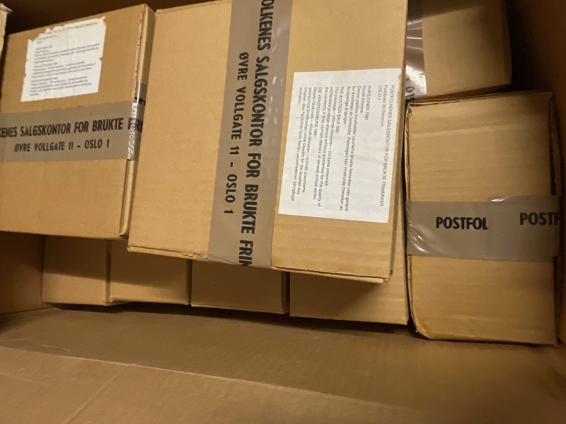 NORGE: 8st plomberade Post-kilovara 1981.