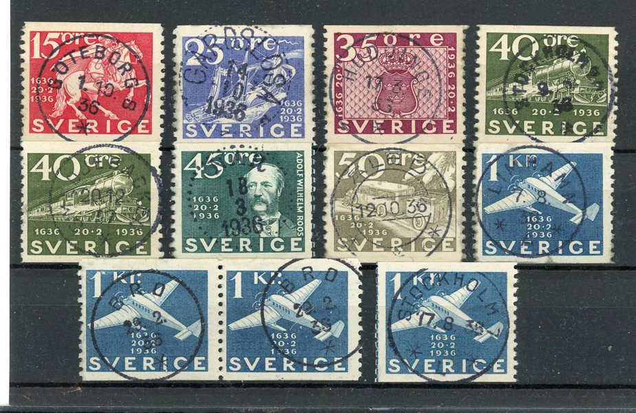 Postverket 1936 - Dubblett-lager i pärm.