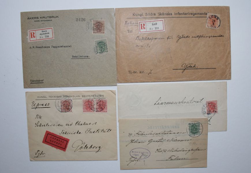 TJÄNSTE: på med 29 försändelser, bla flera dubbelanvända.