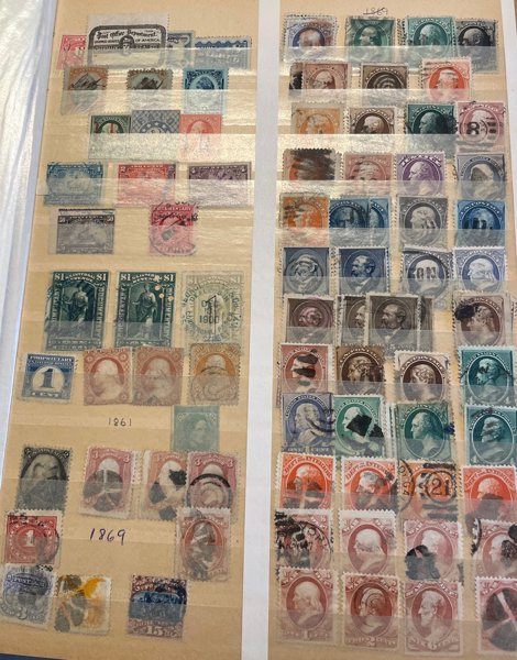 USA: tjockt instics-album, massor av material.