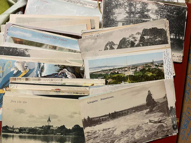 VYKORT Sekelskifte: familjekorrespondens ca 200st.