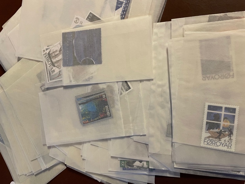 Färöarna: 1993-2016 trol. komplett i perg.påsar.
