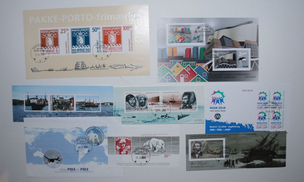 GRÖNLAND: 61st olika stämplade Block 2000-talet.