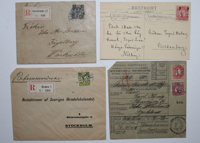 Medaljong: o/BREV trevlig samling i pärm.