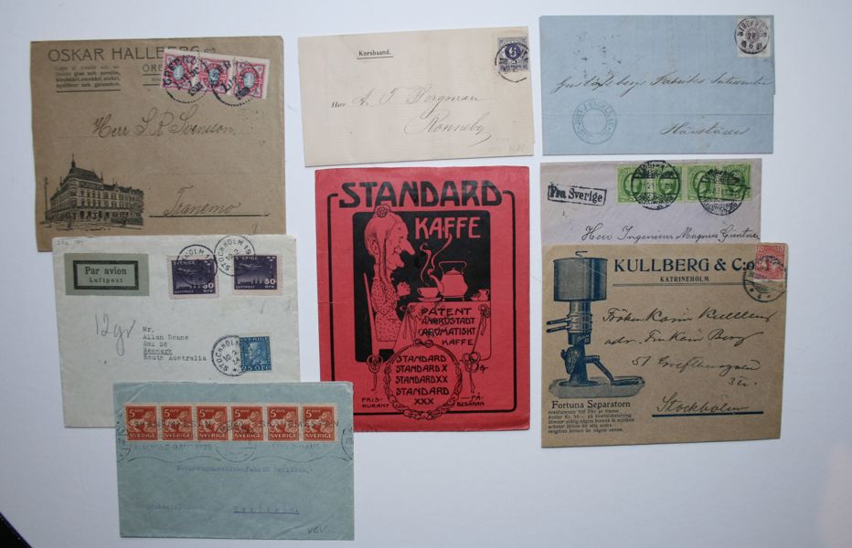 Ca 130 svenska försändelser, flera bättre.