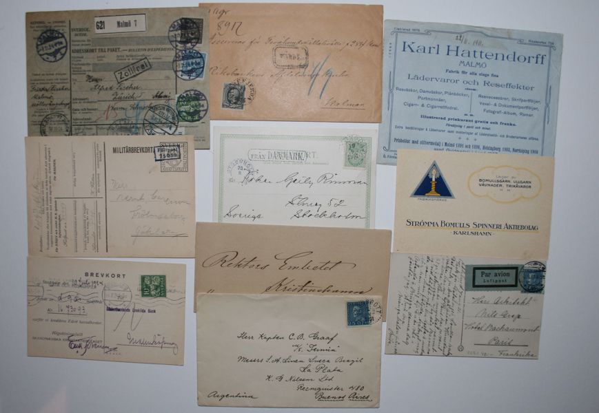 Ca 60st oftast bättre svenska försändelser.