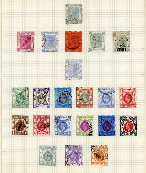 HELA VÄRLDEN: samling i fyra pärmar ca 1880 till 1950tal.