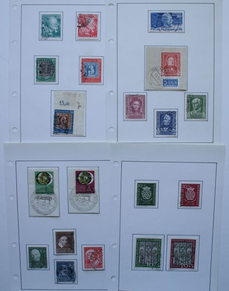 Bundespost: komplett samling till 60-talet i god kvalite.